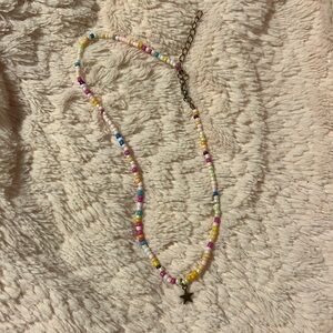 Star beaded necklace